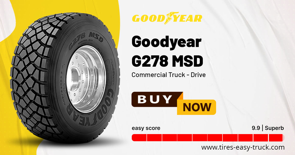 Goodyear G278 MSD Tires