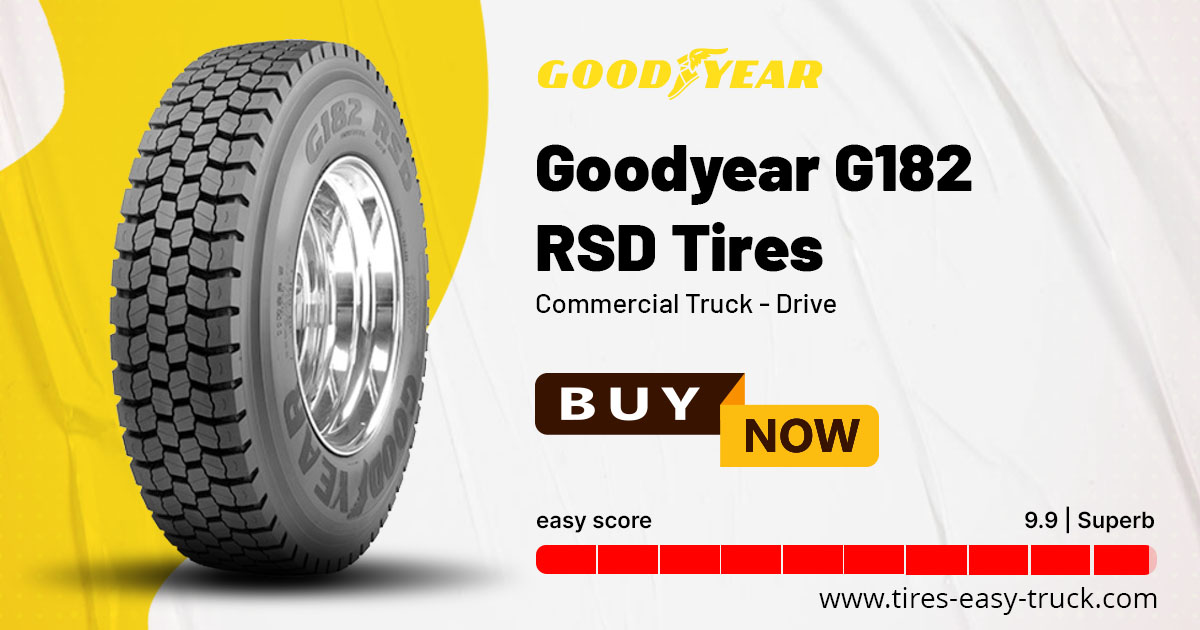 Goodyear G182 RSD tires